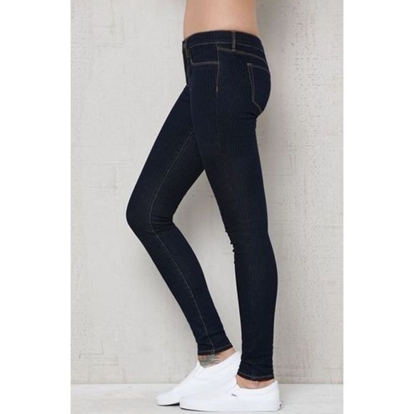 New PACSUN Conductor Stripe Dreamy Jeggings sz 31 - Picture 3 of 8